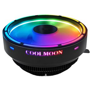 LED CPU COOLING FAN | COOLMOON | GLORY II CHANGING LED PATTERN- RGB