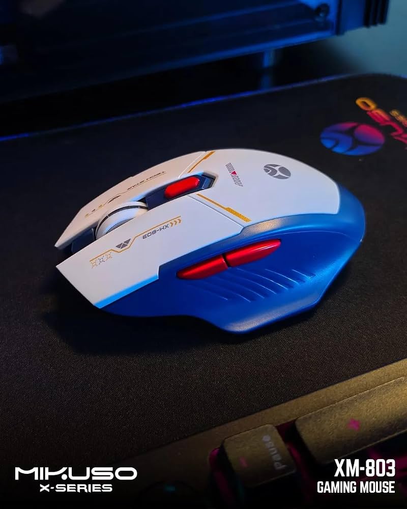 MIKUSO XM-803 Bluetooth Dual Mode Rechargeable Wireless Gaming Mouse - Image 2